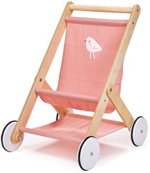 Mentari poussette en bois pour poupée - jouet durable pour enfants