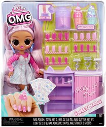 L.O.L. Surprise poupée mannequin Sweet Nails Kitty K Café set ongles