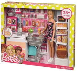 Mattel Barbie poupée supermarché coffret de jeu avec accessoires