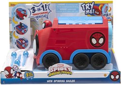 Jazwares Marvel Spidey voiture jouet 3-en-1 Web Spinning Hauler