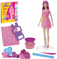 Hasbro Play-Doh Barbie cœurs et cheveux coffret créatif pour s'amuser-2