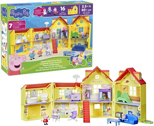 Hasbro Peppa Pig grande maison de jeu pliable jouet maison-3
