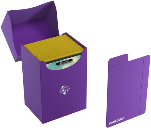 Gamegenic boîte à cartes violette 80+ cartes à collectionner plastique-2
