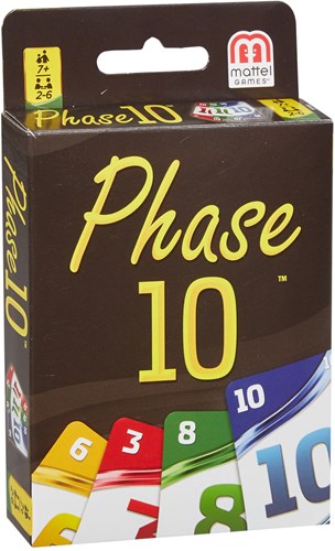 Mattel Jeu de cartes Phase 10