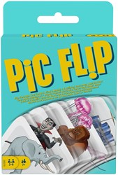 Mattel jeu de cartes Pic Flip - jeu familial rapide et éducatif