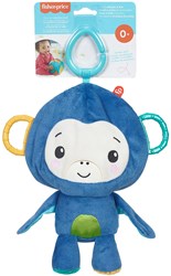 Fisher-Price jouet bébé 2-en-1 singe balle bleu vert jaune