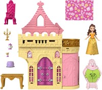 Poupée Disney Princesse maison de poupée Château de Belle - jouet rose-2