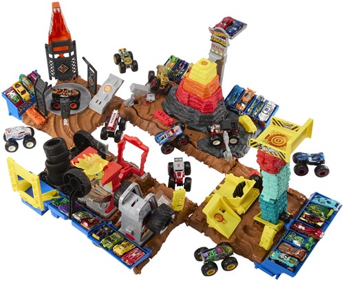 Hot Wheels Monster Trucks Arena Smashers - Circuit de course jouet-3