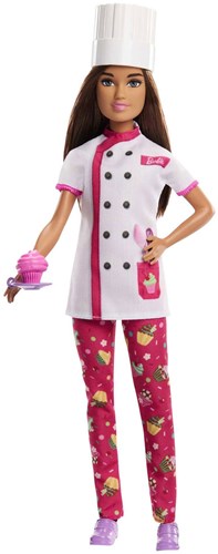 Mattel Barbie poupée chef pâtisserie - Poupée jouet Barbie-2