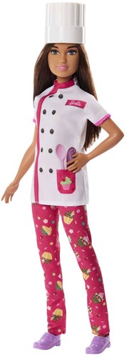 Mattel Barbie poupée chef pâtisserie - Poupée jouet Barbie-3