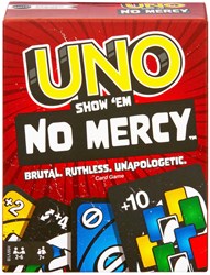 Mattel jeu de cartes UNO Show 'em No Mercy - jeu familial avec règles spéciales