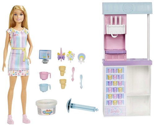 Ensemble de jeu Barbie Ice Cream Man HCN46-3