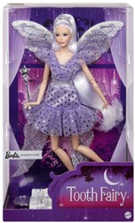 Mattel Barbie poupée fée des dents avec ailes et baguette - poupée de collection