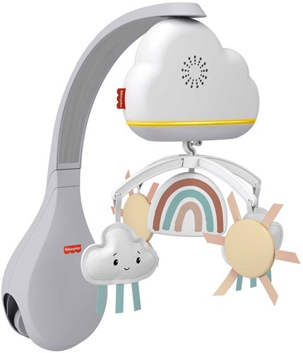 Fisher-Price mobile musical arc-en-ciel lit bébé - veilleuse-3