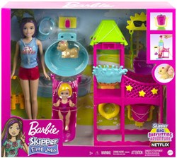 Mattel Barbie Skipper Parc Aquatique Coffret - Poupées et Accessoires