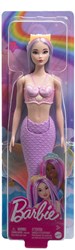 Barbie poupée sirène queue violette jouet fantaisie