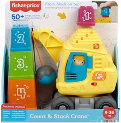 Fisher-Price grue de construction jouet éducatif avec lumières et sons