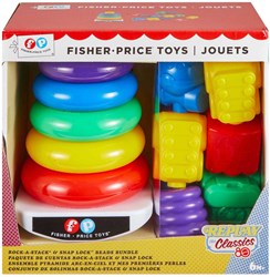Mattel Fisher-Price tour à empiler et perles à clipser - jouet éducatif bébé