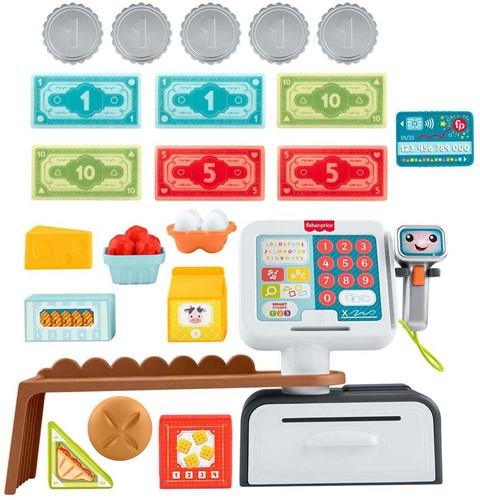 Fisher-Price caisse enregistreuse interactive pour tout-petits et enfants d'âge préscolaire-3