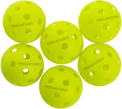 Megaform balles de pickleball set indoor 6 pièces - sport pickleball