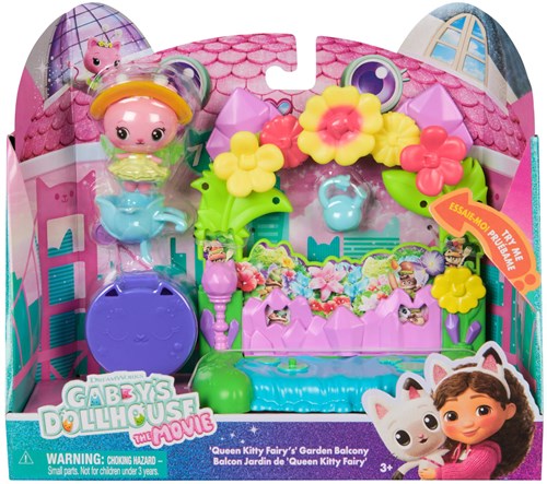 Spin Master Gabby's Maison de Poupée balcon fée set de jeu avec accessoires