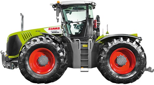 Siku Claas Xerion 5000 tracteur 1:32 métal plastique vert direction Ackermann-2