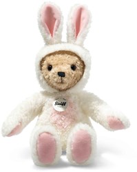 Steiff peluche jouet câlin Hoodie-Teddy lapin blanc - 27 cm jouet