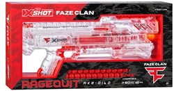 Zuru X-Shot Chaos Faze RageQuit blaster transparent avec 24 balles en mousse