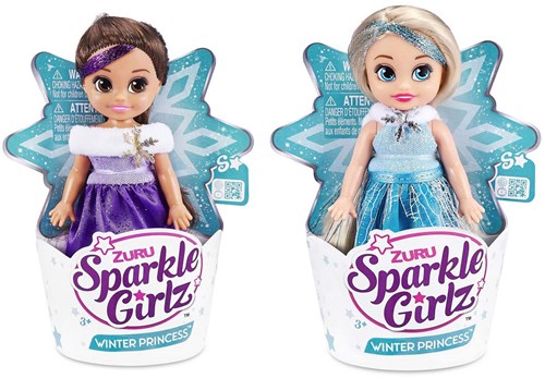 Poupée Zuru Princesse d’Hiver Sparkle Girlz Cupcake - poupée mannequin jouet