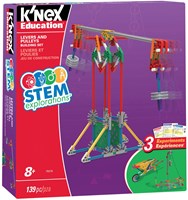 K'nex coffret de construction STEM leviers et poulies - jouet éducatif 8+