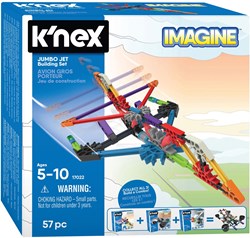 K'nex coffret de construction Jumbo Jet - avion jouet 57 pièces