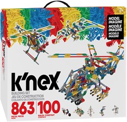 K'nex jouet de construction coffret 100 modèles 863 pièces imagination