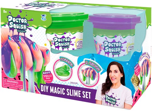 Boti jouet slime Doctor Squish Value Pack vert violet 240 grammes-2