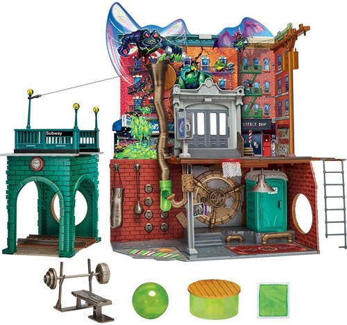 Boti Teenage Mutant Ninja Turtles quartier général playset avec slime-2