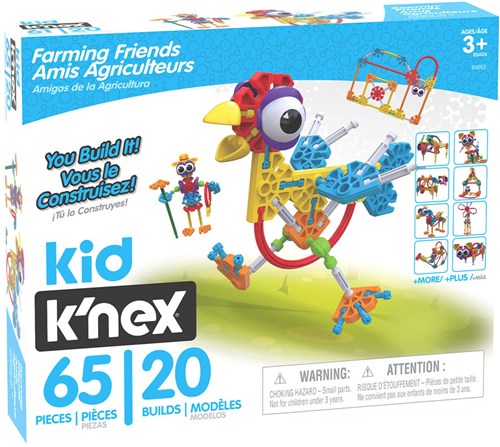 Kid Knex Farmin Friends Bouwset, 65dlg.
