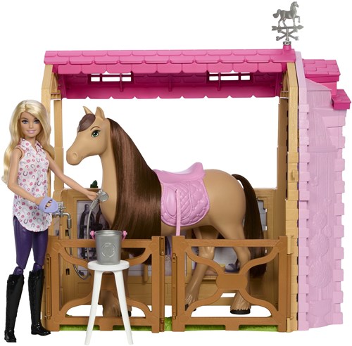 Barbie Family Horse Chase Ultieme Stal-3
