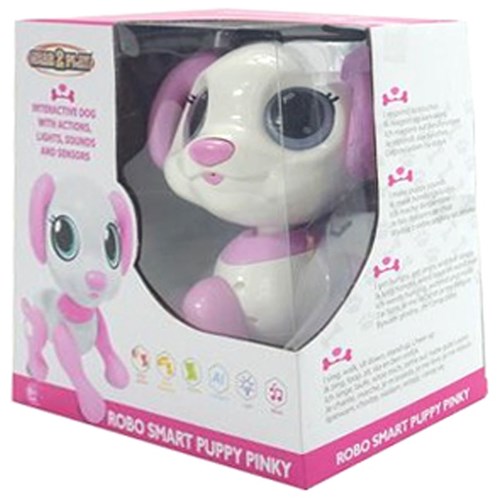 Robo Smart Puppy Pinky chien robot interactif avec lumière et son