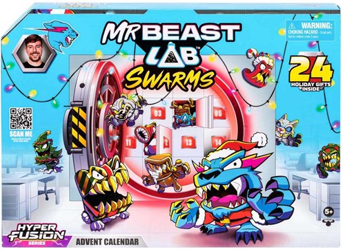 Calendrier de l'Avent jouet Spectron MrBeast Lab Swarms S3 avec surprises