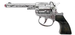 Pistolet à amorces jouet revolver 100 coups métal accessoire cowboy