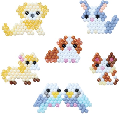 Aquabeads coffret créatif animaux - set de perles 500 pièces-2