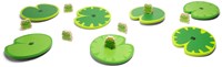 BS Toys jeu d'équilibre wobble pad - jeu de sol en bois pour enfants-2