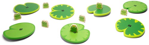 BS Toys jeu d'équilibre wobble pad - jeu de sol en bois pour enfants-2