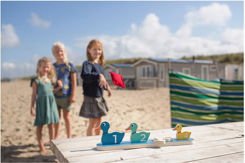 BS Toys Canards en Ligne - Jeu de lancer pour enfants - Jouet en bois-3