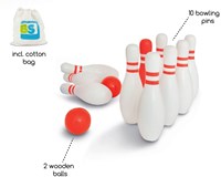 BS Toys Bowling en bois  -2