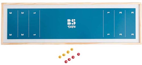 BS Toys shuffleboard jeu en bois pour enfants et famille-3