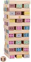 BS Toys Tour Numérique en Bois - Jeu d'Adresse Éducatif 46pcs