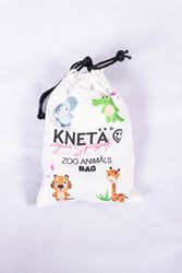 Kneta set de tampons jouet - tampons en bois animaux du zoo pour pâte à modeler