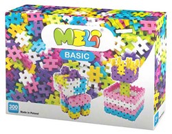 Meli blocs de construction roses 300 pièces - jouet créatif pour enfants