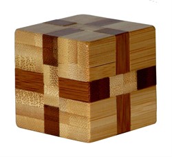 Eureka 3D Bamboo Puzzle - Cube*** (disponible uniquement dans le présentoir 52473120)