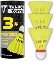 Schildkröt volants de badminton nylon set 3 pièces rapide rouge